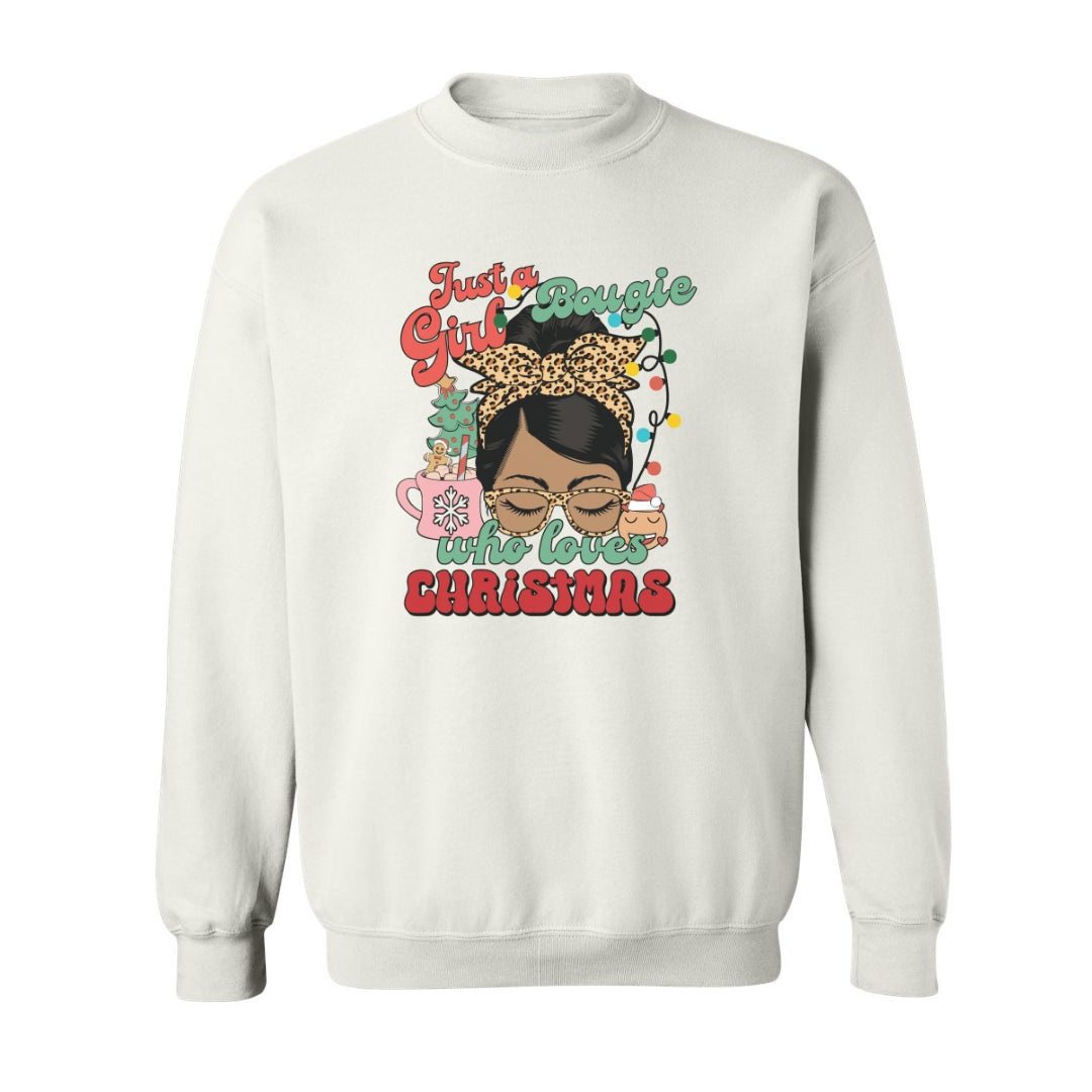 BOUGIE GIRL LOVES CHRISTMAS CREW