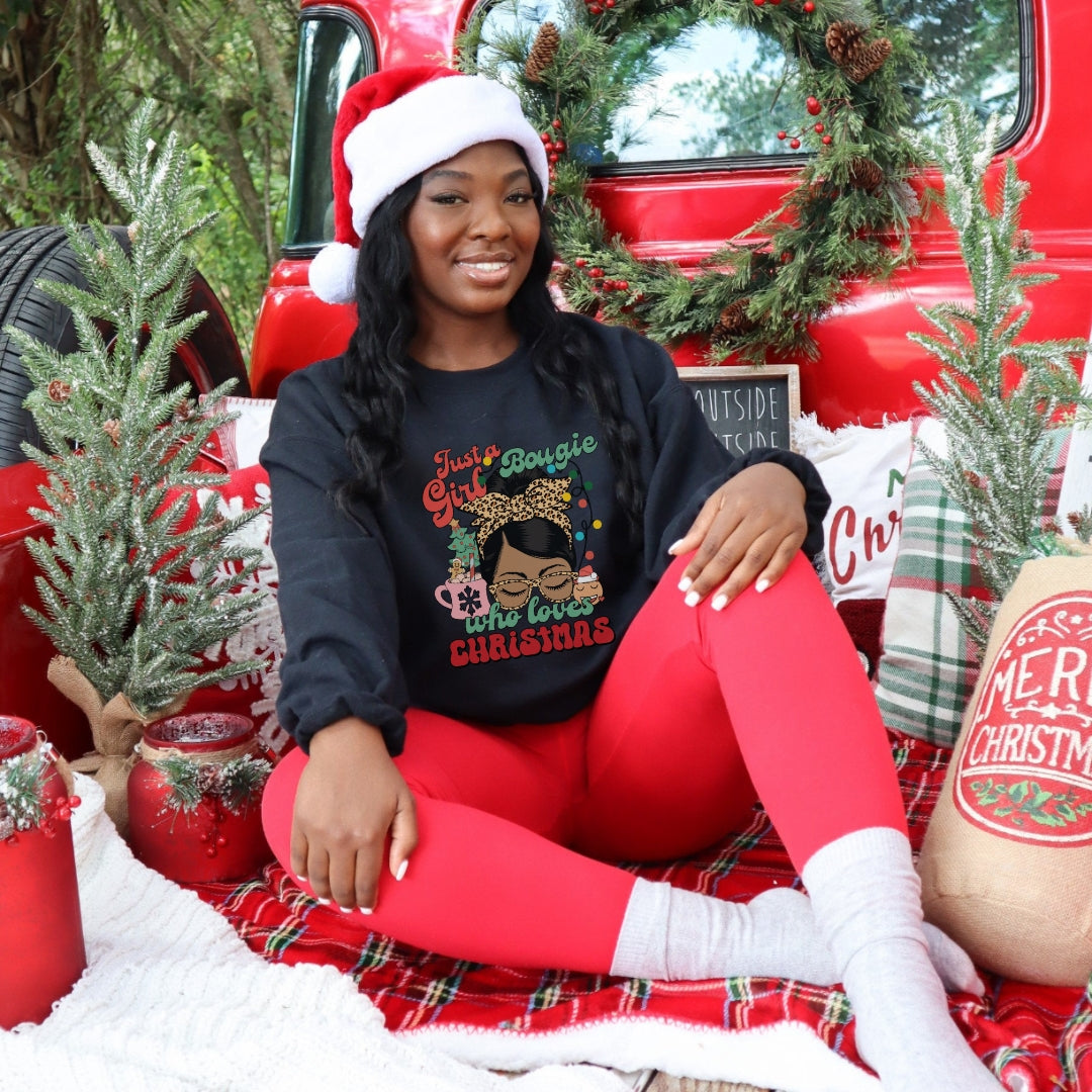 BOUGIE GIRL LOVES CHRISTMAS CREW