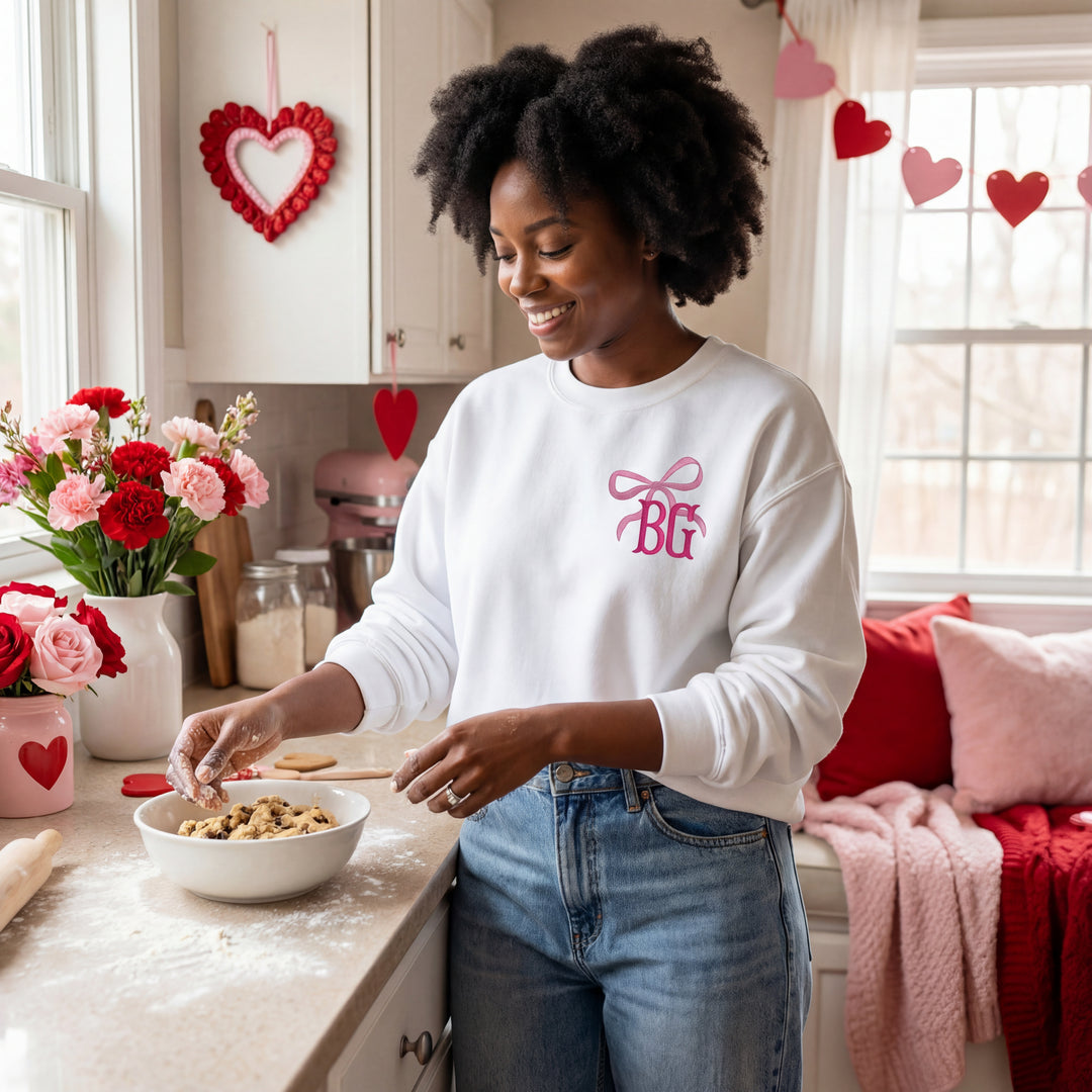 COQUETTE MONOGRAM CREW