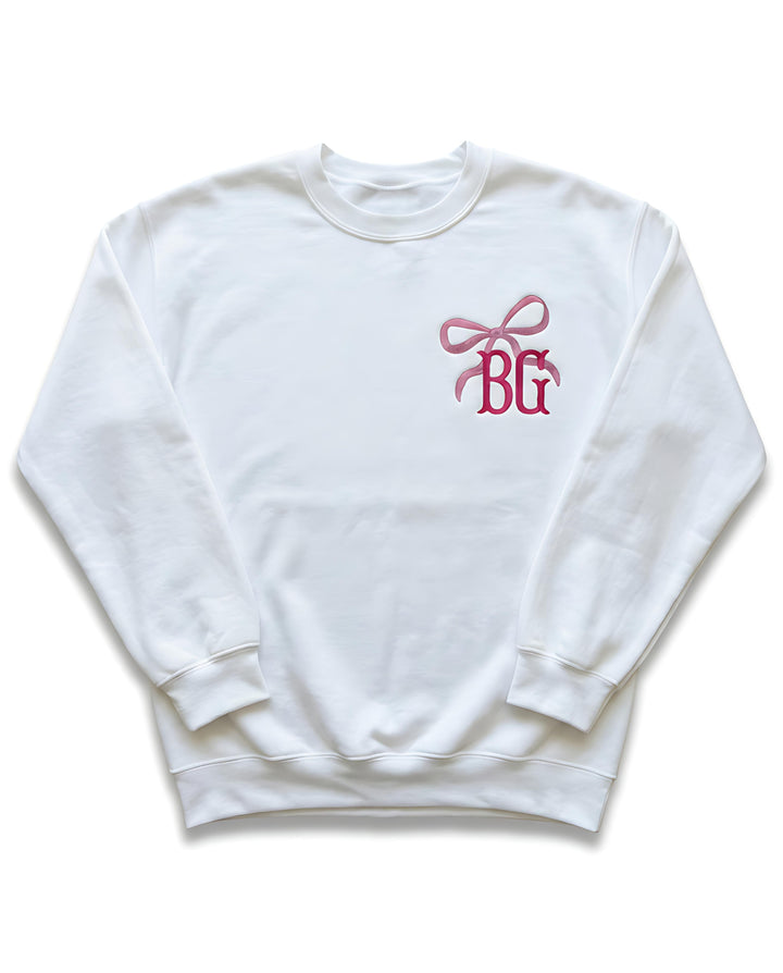 COQUETTE MONOGRAM CREW